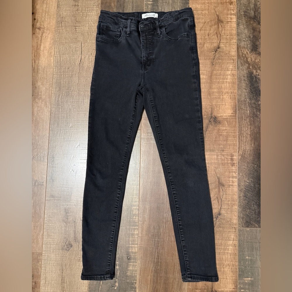 Madewell Women's Dark Charcoal Skinny Jeans - Picture 4 of 6